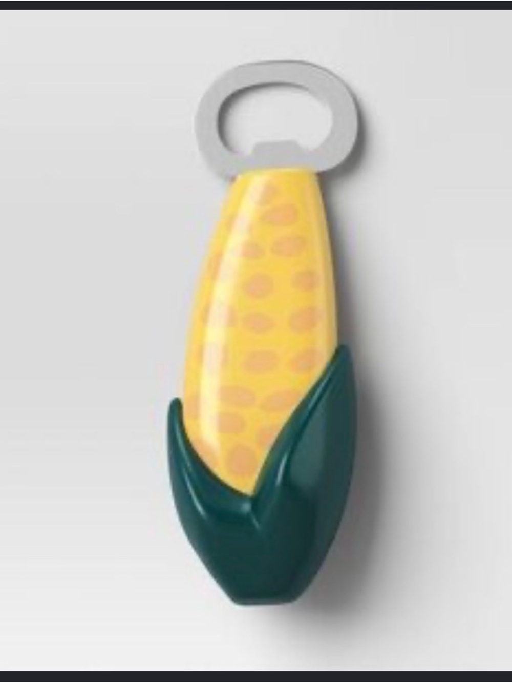 🖍️ Room Essentials Yellow and Dark Green Corn Bottle Opener